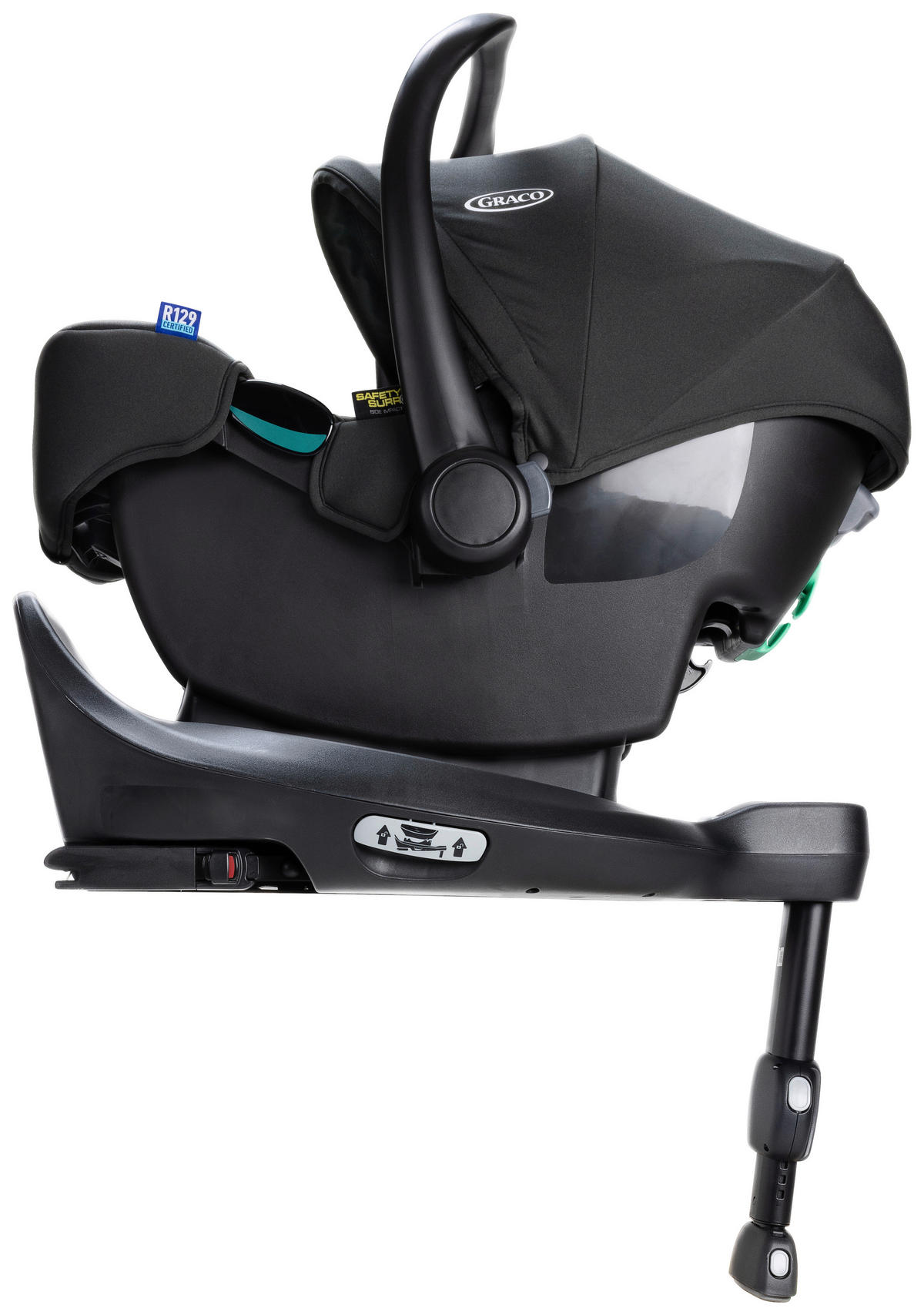 KINDERSITZ-SET Snug Turn Bundle Midnight   - Schwarz, Basics, Kunststoff/Textil (66/43/58cm) - Graco