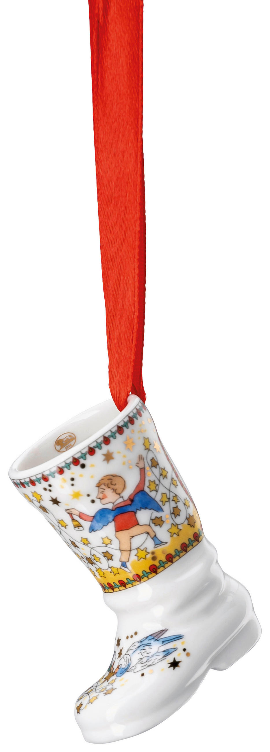 Ministiefel "Sternentänzer" 24  - Multicolor/Weiß, MODERN, Keramik (5,5/5,5cm) - Hutschenreuther