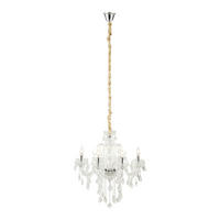 CANDELABRU - străveziu/culoare crom, Lifestyle, plastic/sticlă (71/180cm)