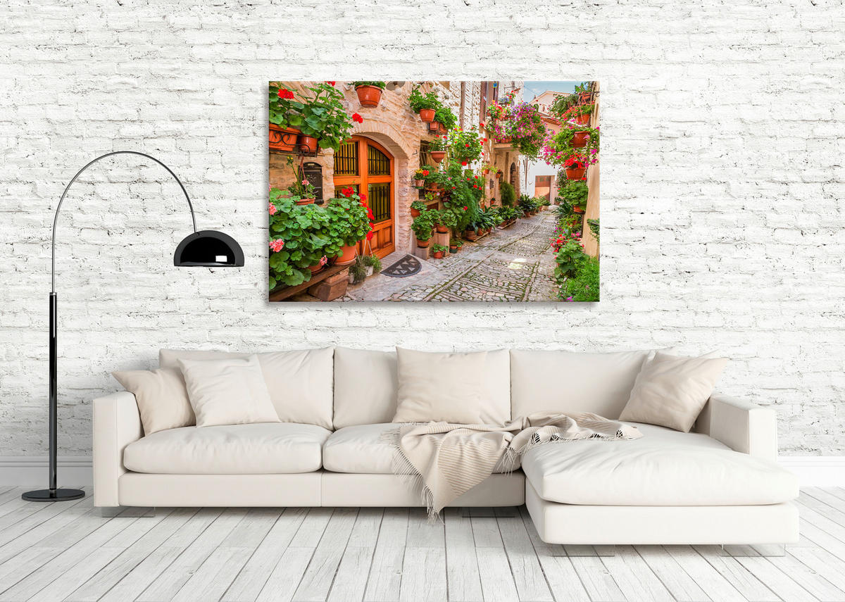 LEINWANDBILD Architektur  - Multicolor, Natur, Holz/Papier (80/120/3cm) - Euroart