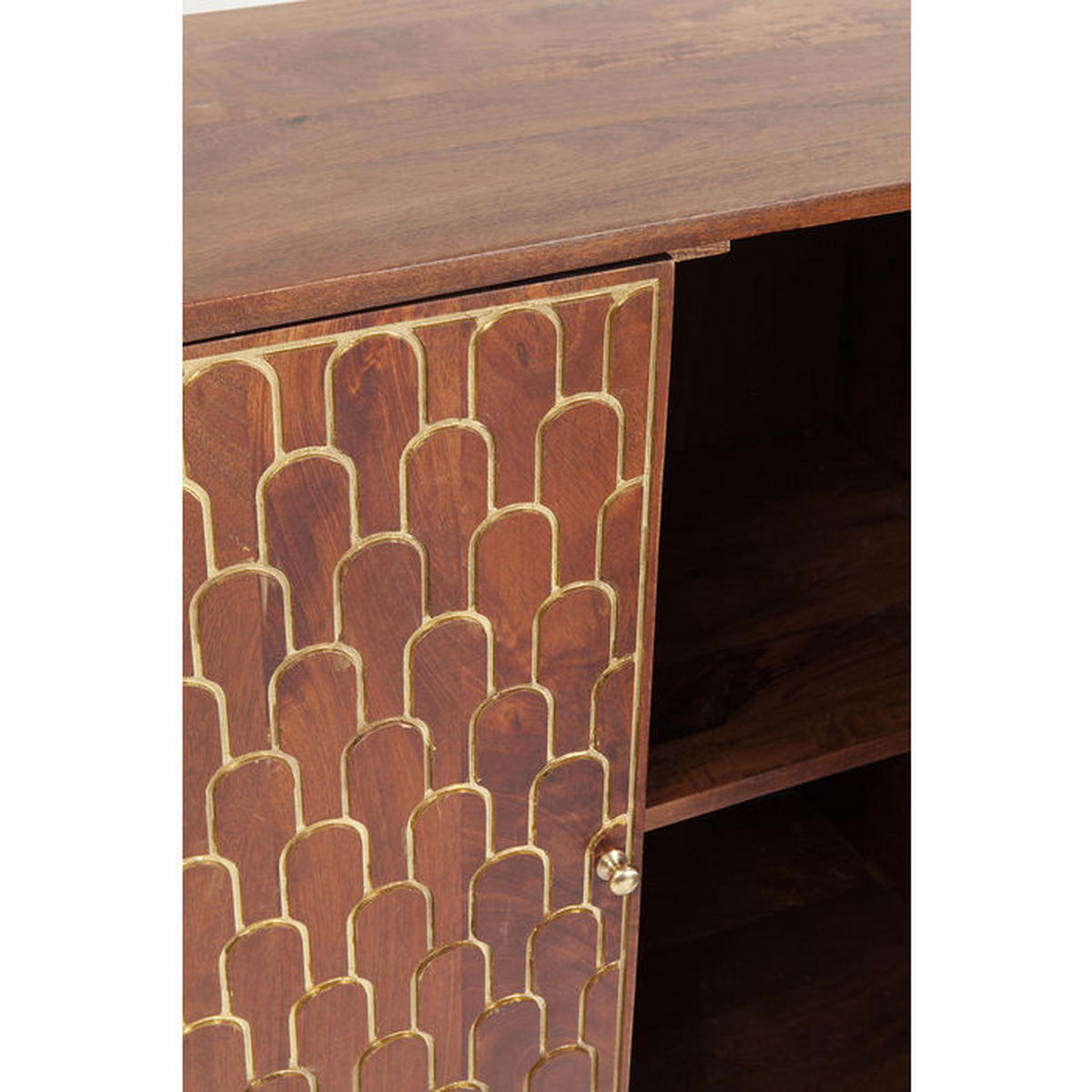 KOMMODE  in 75/90/40 cm  - Messingfarben/Goldfarben, Trend, Holz/Holzwerkstoff (75/90/40cm) - Kare-Design