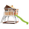 SPIELTURM 432/288/193 cm  - Braun/Weiß, KONVENTIONELL, Holz (432/288/193cm) - Ambia Garden