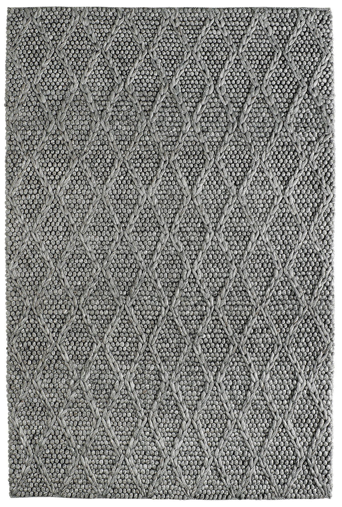 FLACHWEBETEPPICH 80/150 cm Graphitfarben  - Graphitfarben, Basics, Textil (80/150cm) - Obsession