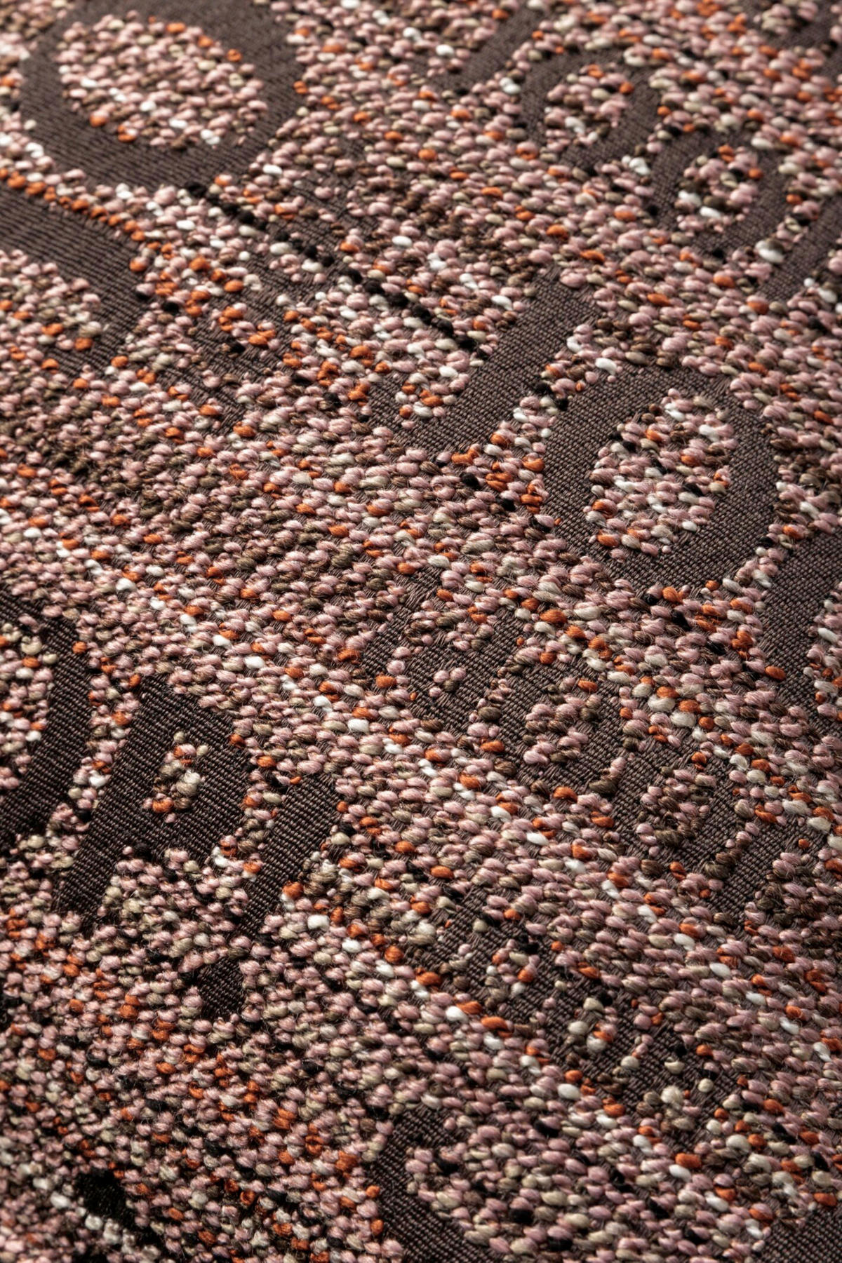 POLSTER 50/50 cm   - Dunkelrosa/Braun, Basics, Textil (50/50cm) - Joop!