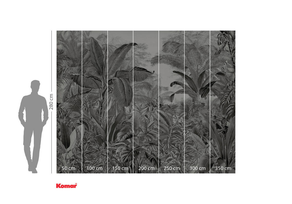 FOTOTAPET 300/280 cm  - vit/svart, Trend, papper (300/280cm)