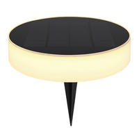 SOLÁRNÍ SVÍTIDLO 15.3/15.3/56.1 cm - černá/opál, Design, plast (15.3/15.3/56.1cm) - Globo