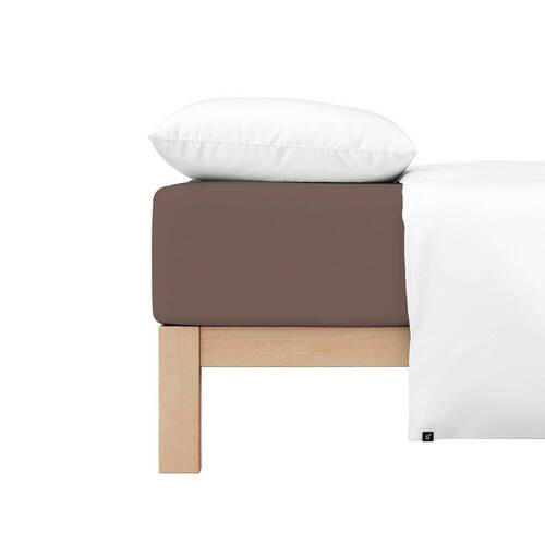 SPANNBETTTUCH PURE Jersey  - Hellbraun, Basics, Textil (140-160/200-220cm) - Schlafgut