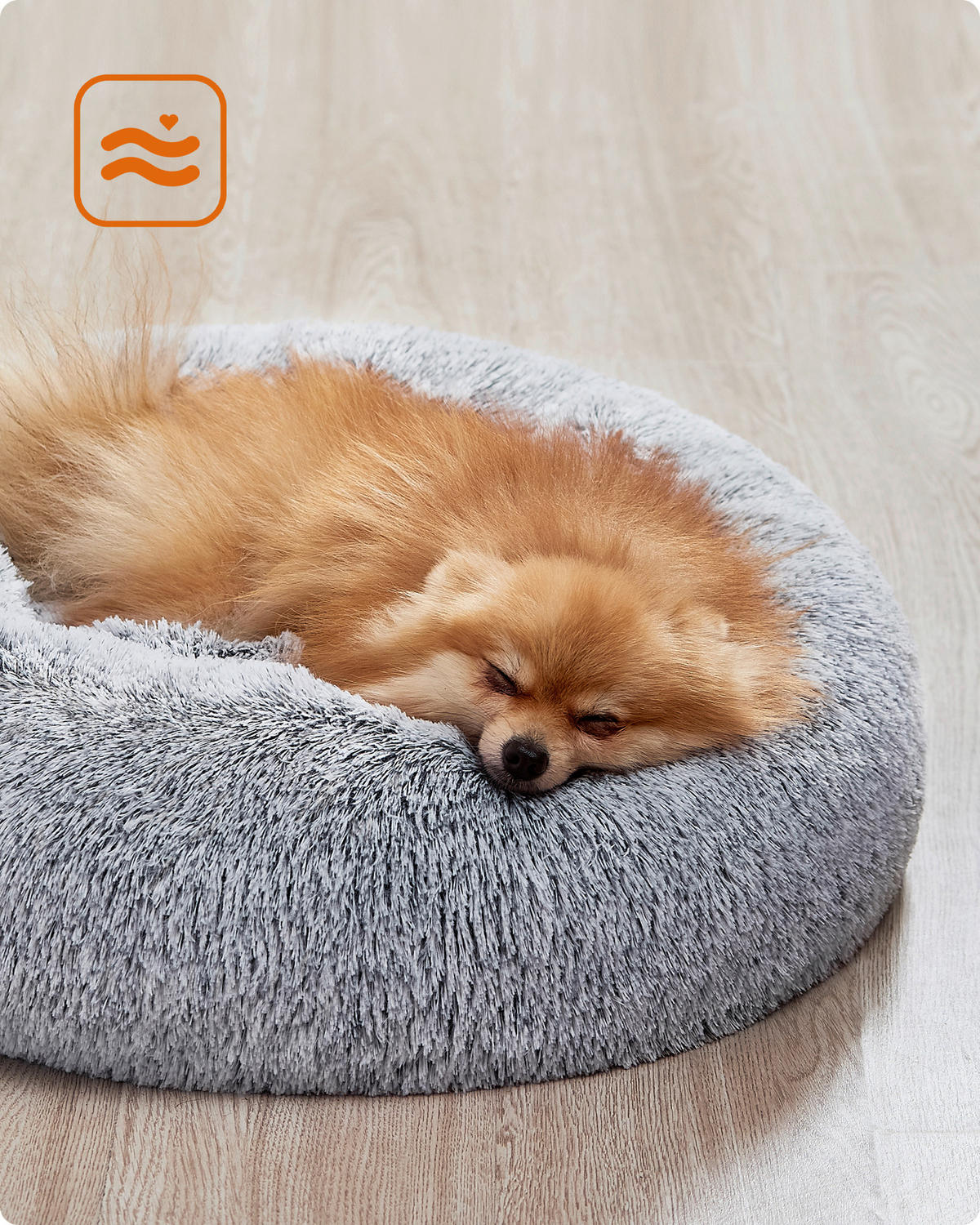 HUNDEBETT - Hellgrau, Trend, Textil (60/20/60cm) - Boxxx