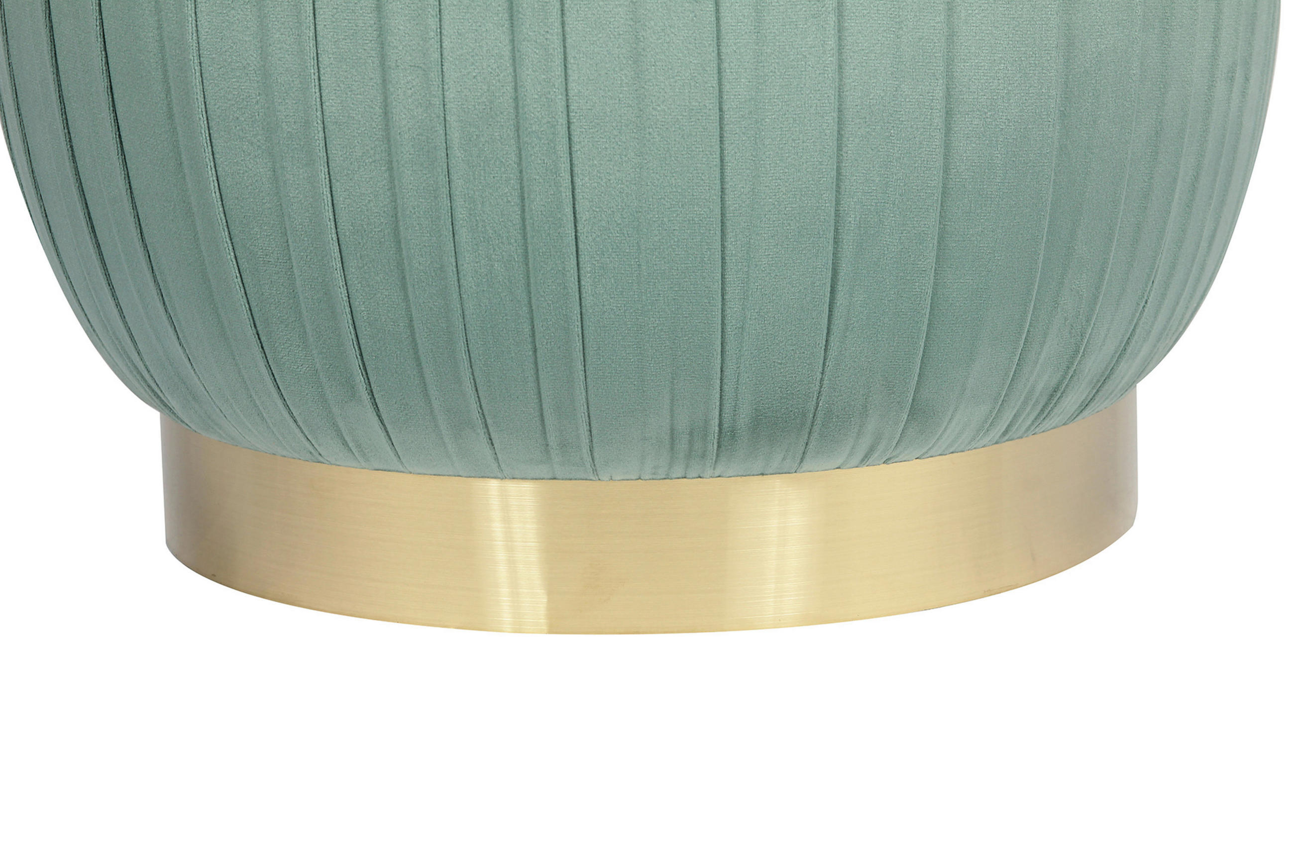 TABURET, plast, kov, 43/42/43 cm - světle zelená/barvy zlata, Design, kov/plast (43/42/43cm)