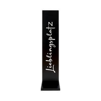 DEKOSTÄNDER - Schwarz, Basics, Metall (18/77cm) - Ambia Home