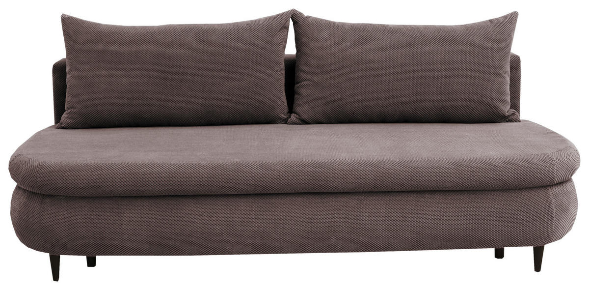 TROSJED NA RAZVLAČENJE tekstil  smeđa    - crna/smeđa, Design, tekstil (213/89/105cm) - Novel