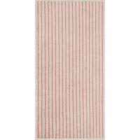 DUSCHTUCH Weekend 70/140 cm  - Platinfarben/Koralle, Basics, Textil (70/140cm) - Cawoe
