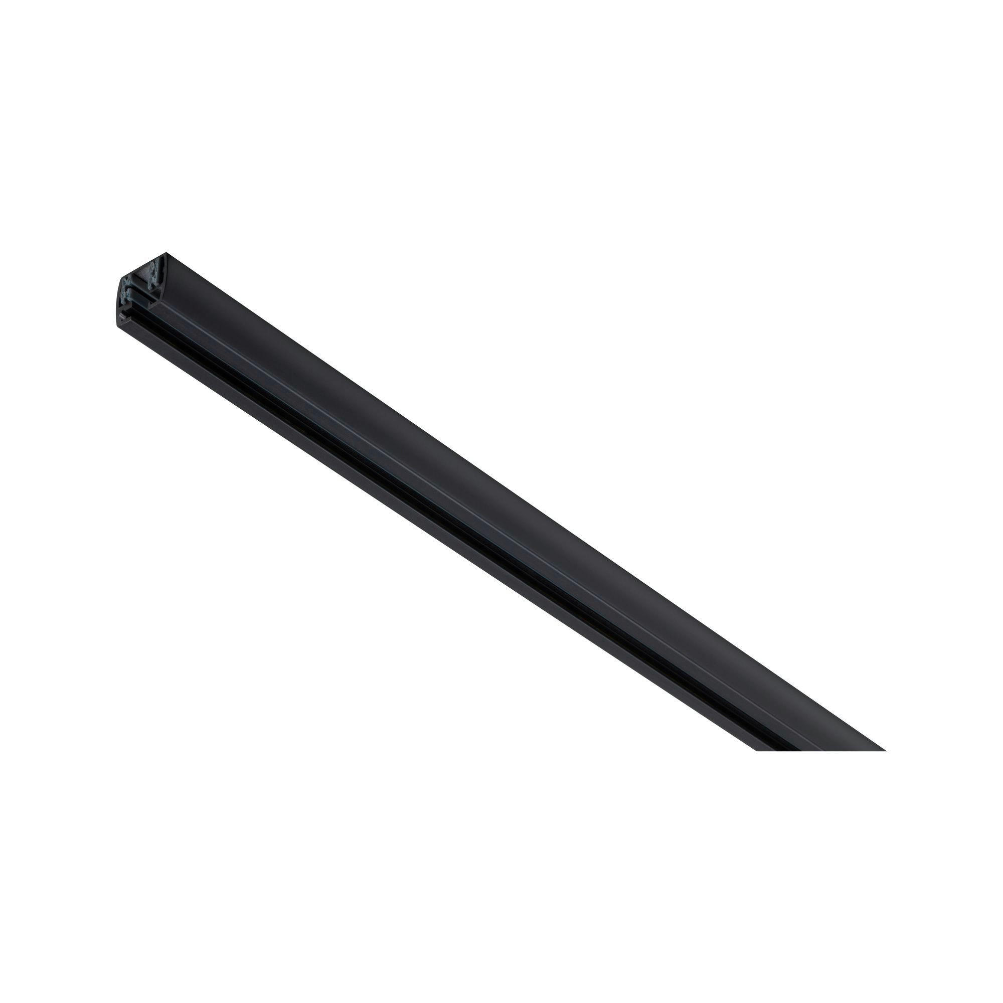 SCHIENENSYSTEM - Schwarz, Design, Metall (200cm) - Paulmann