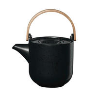TEEKANNE COPPA KURO  - Schwarz, Design, Holz/Keramik (14,5/10,7/12cm) - ASA