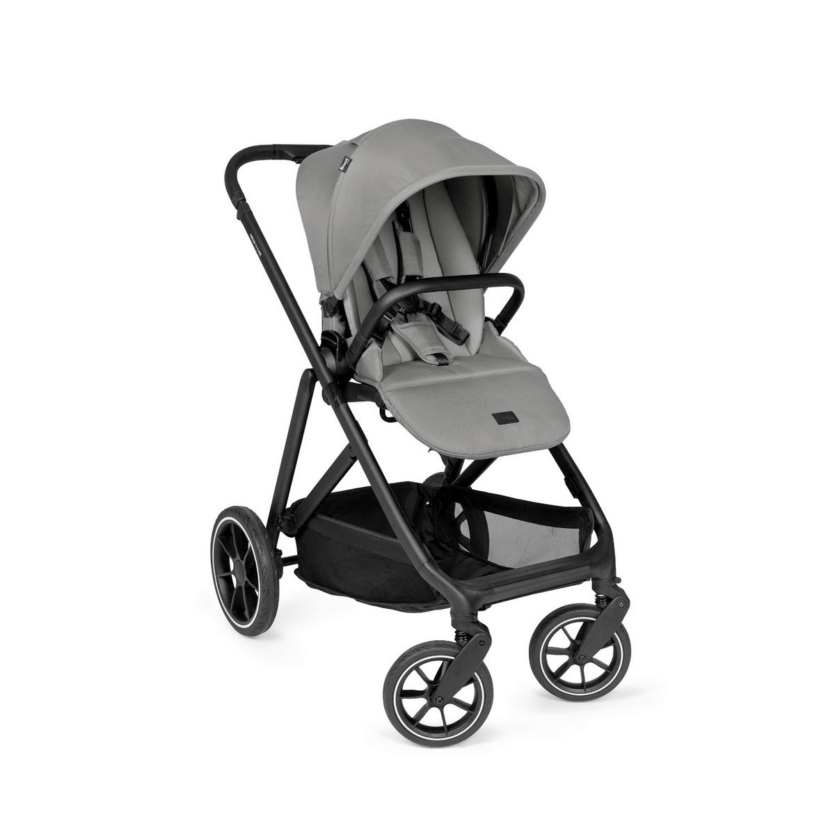 GESCHWISTERWAGEN Grow N Care  - Dunkelgrau/Schwarz, Basics, Textil/Metall (109/60/107-115cm) - Hauck