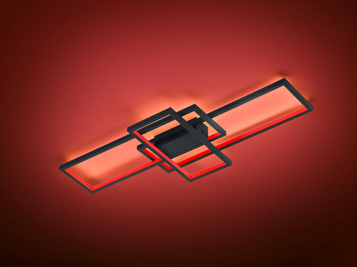 LED-DECKENLEUCHTE Thiago 104/42/8,5 cm  - Anthrazit, Design, Metall (104/42/8,5cm) - Trio Leuchten