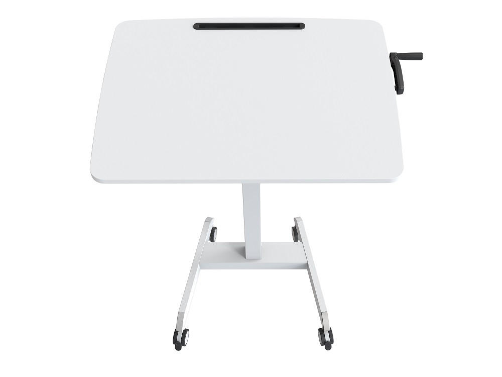 LAPTOPTISCH Weiß  - Weiß, Design, Holzwerkstoff/Kunststoff (80/60/80-130cm) - Boxxx