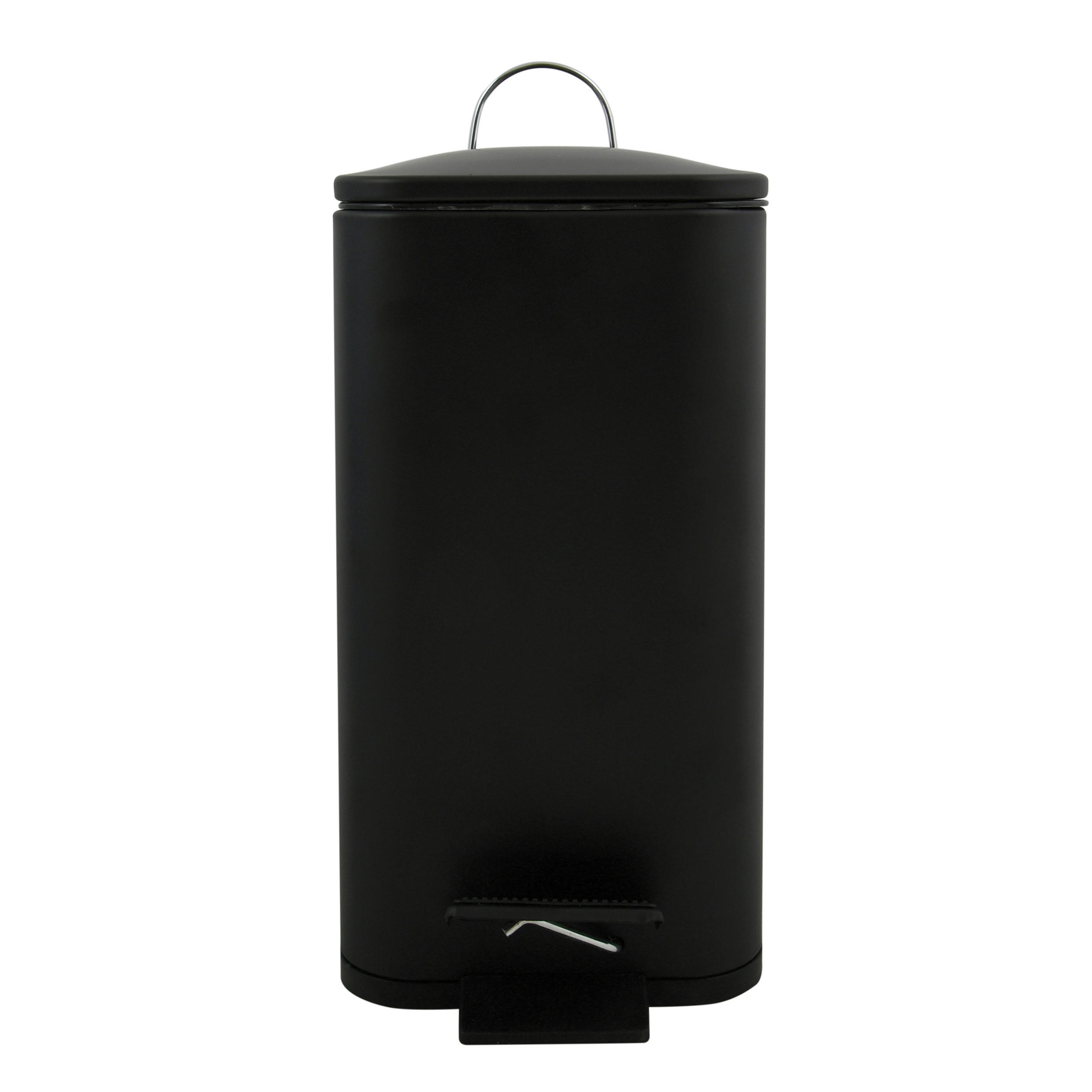 TRETEIMER ERIK 5 L  - Schwarz, Basics, Kunststoff/Metall (29,5/14/28cm) - Spirella