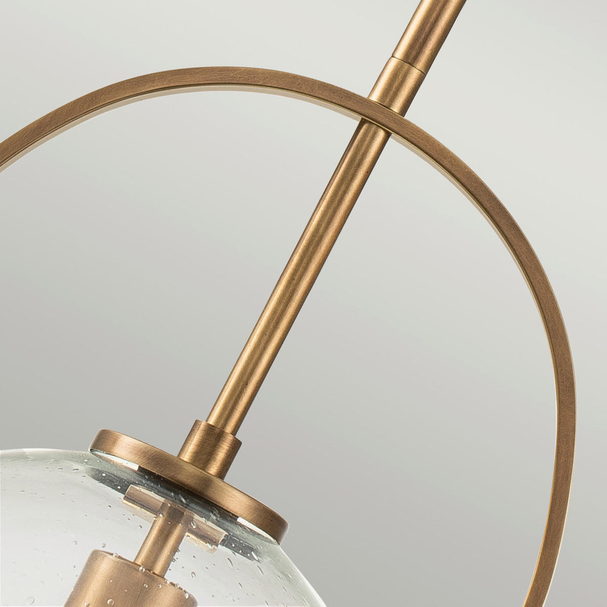 HÄNGELEUCHTE 28.9/50.3 cm    - Messingfarben, Design, Glas/Metall (28.9/50.3cm) - Elstead Lighting