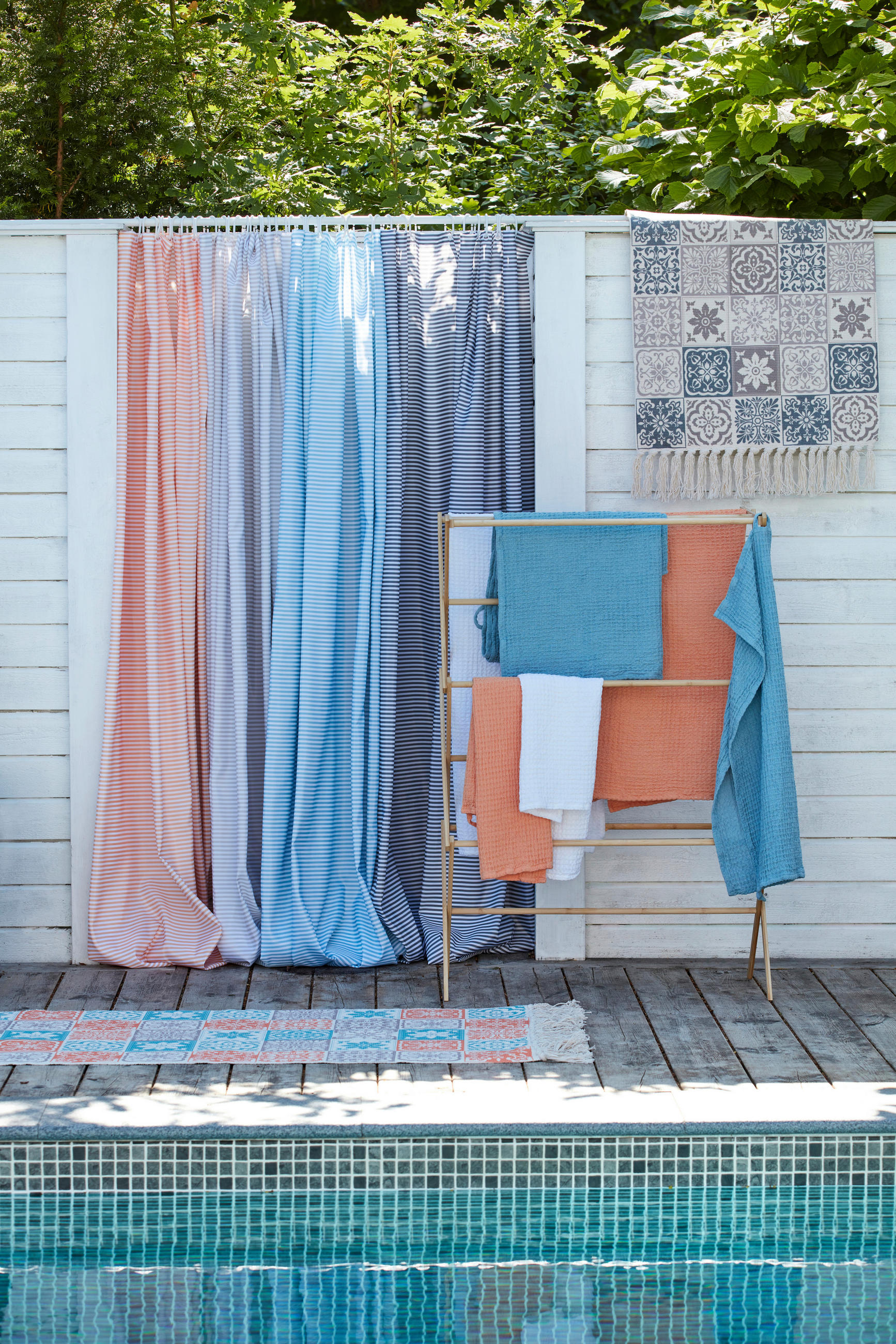 KÖKSHANDDUK blå  - blå, Basics, textil (50/70/0.4cm)