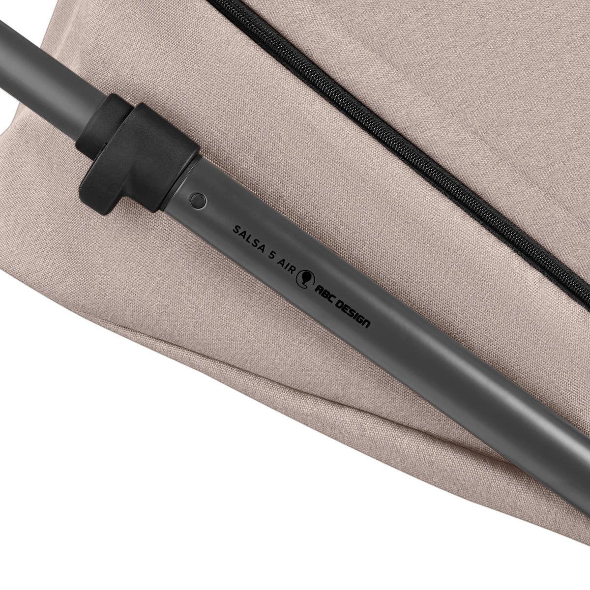 KINDERWAGENSET  Salsa 5 Air All in One Set + Isofix Base Root  Camel  - Anthrazit/Beige, Basics, Textil/Metall (63/118/95.5cm) - ABC Design