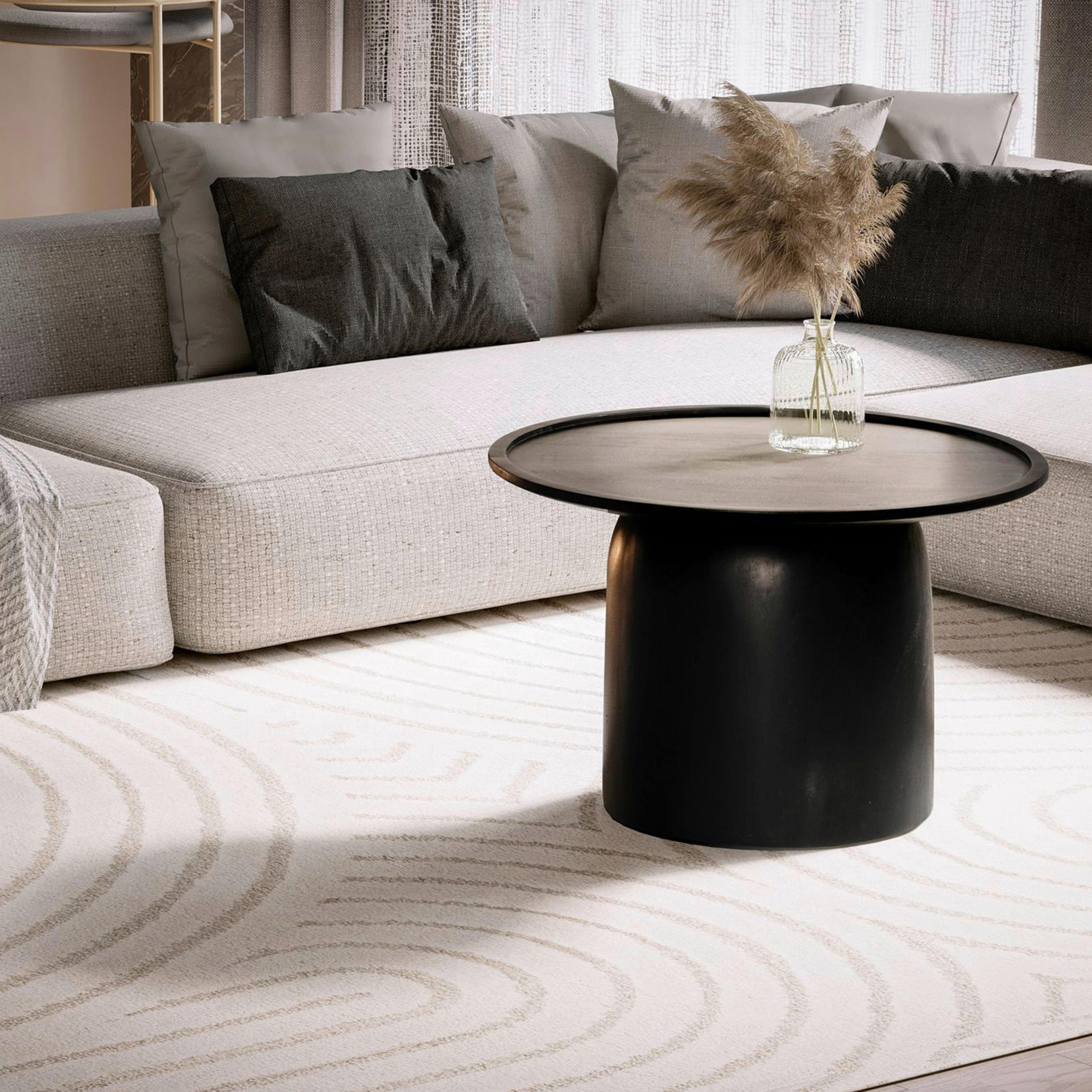COUCHTISCH in Holz  - Schwarz, Design, Holz (60/40cm) - MID.YOU