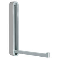 WANDHAKEN  in Silberfarben, Chromfarben  - Chromfarben/Silberfarben, Design, Kunststoff/Metall (2,1/16/2,1-15,6cm)