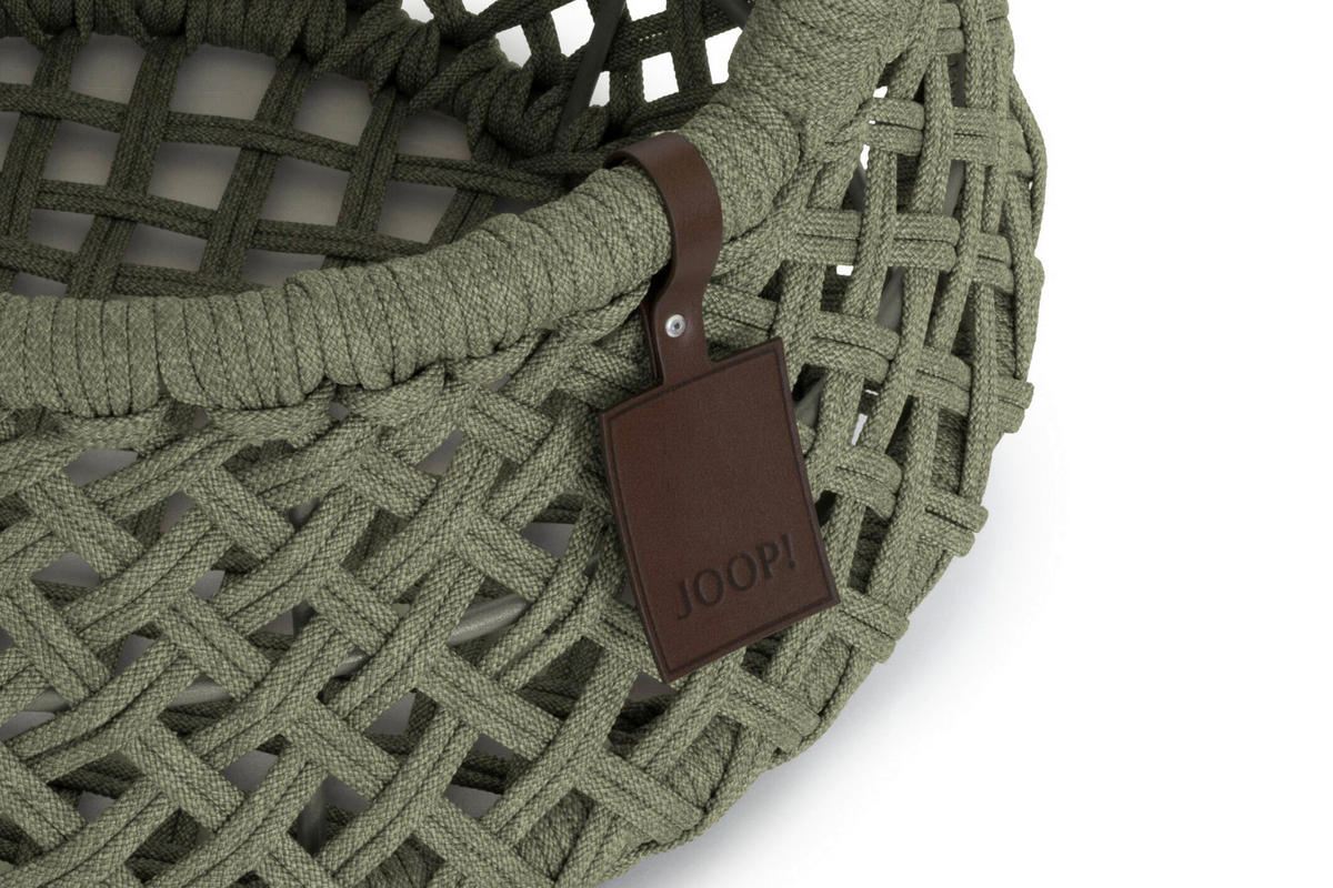 DEKOKORB  - Olivgrün/Grün, Basics, Textil/Metall (38-42/30/38-42cm) - Joop!