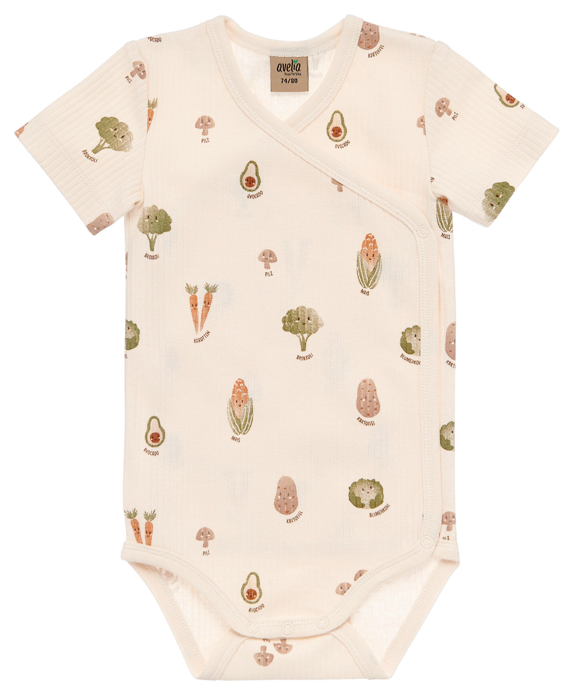 WICKELBODY  - Creme, Basics, Textil (62/68null) - Avelia