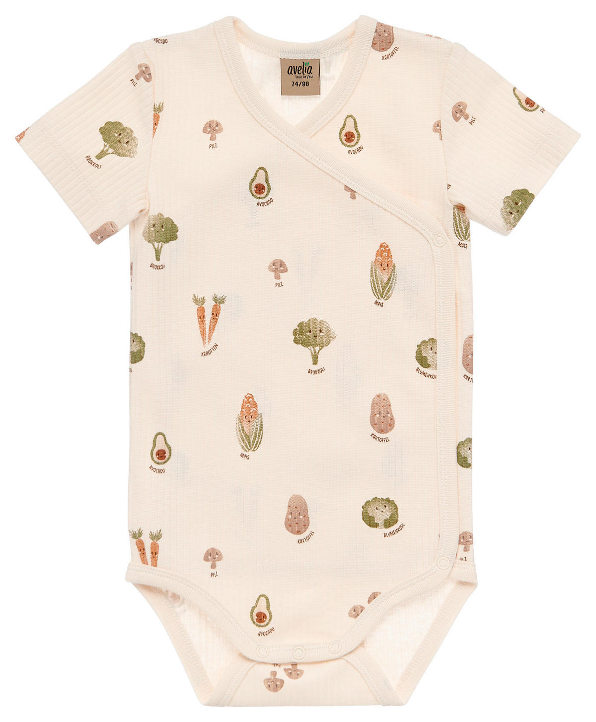 WICKELBODY  - Creme, Basics, Textil (62/68null) - Avelia