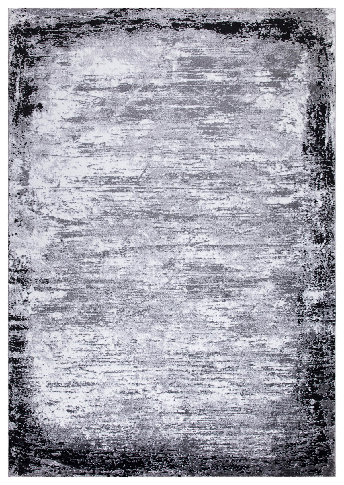 WEBTEPPICH 120/170 cm Eleysa Grau, Schwarz rechteckig  - Schwarz/Grau, LIFESTYLE, Textil (120/170cm) - Novel