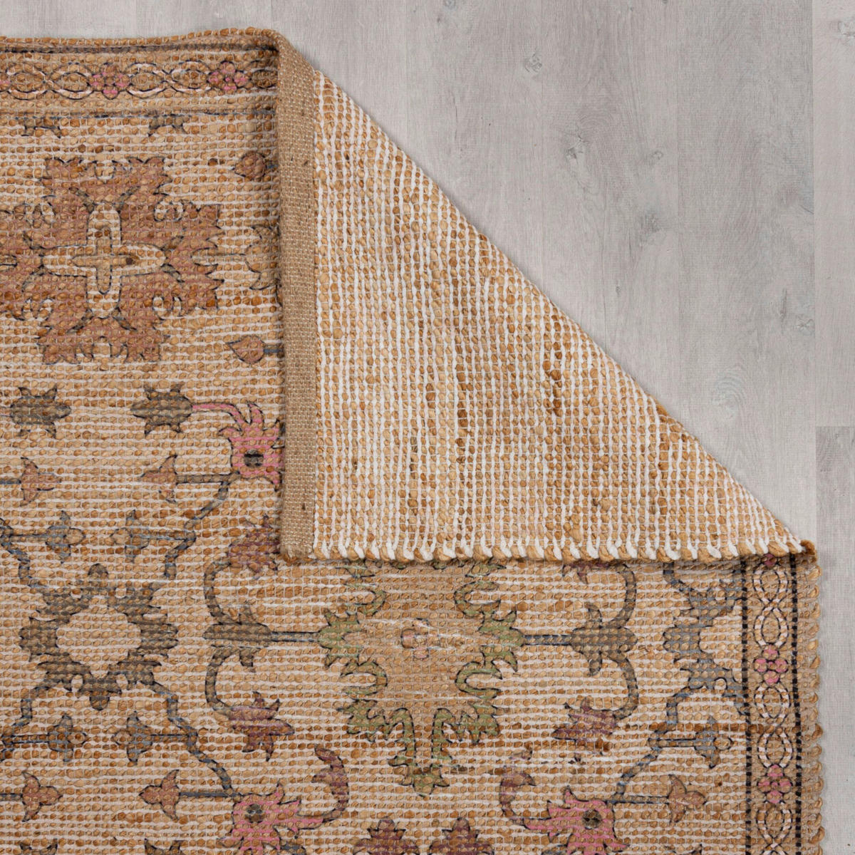 HANDWEBTEPPICH 80/150 cm Grün, Rosa  - Rosa/Grün, MODERN, Textil (80/150cm) - Xora