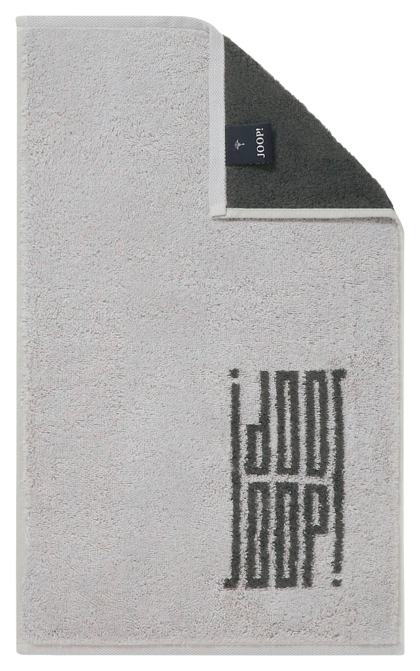 GÄSTETUCH BARS DOUEBLEFACE Grau, Platinfarben 30/50 cm  - Platinfarben/Grau, Basics, Textil (30/50cm) - Joop!