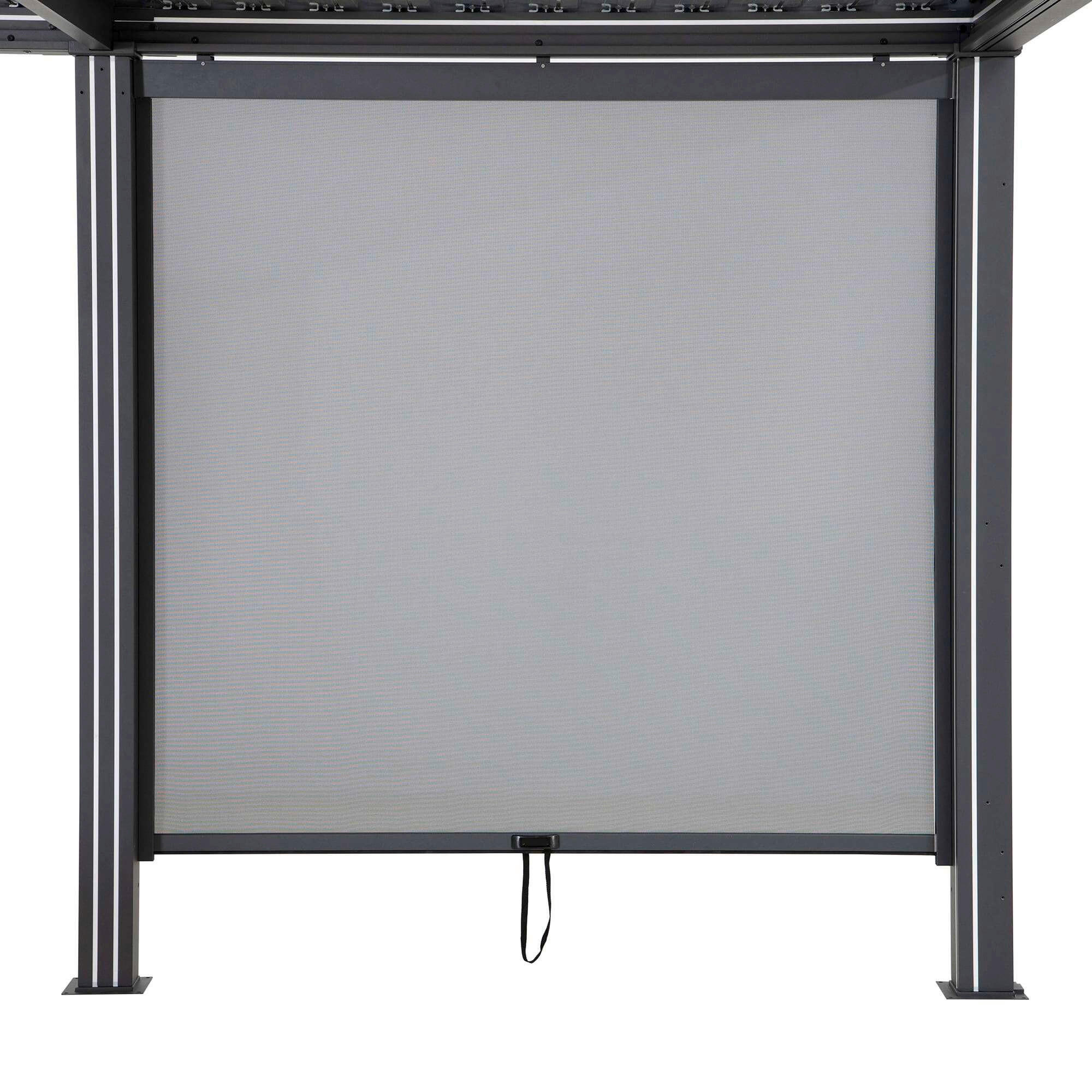 PAVILLON-ROLLO   - Grau, Basics, Textil/Metall (182/180cm) - Modante