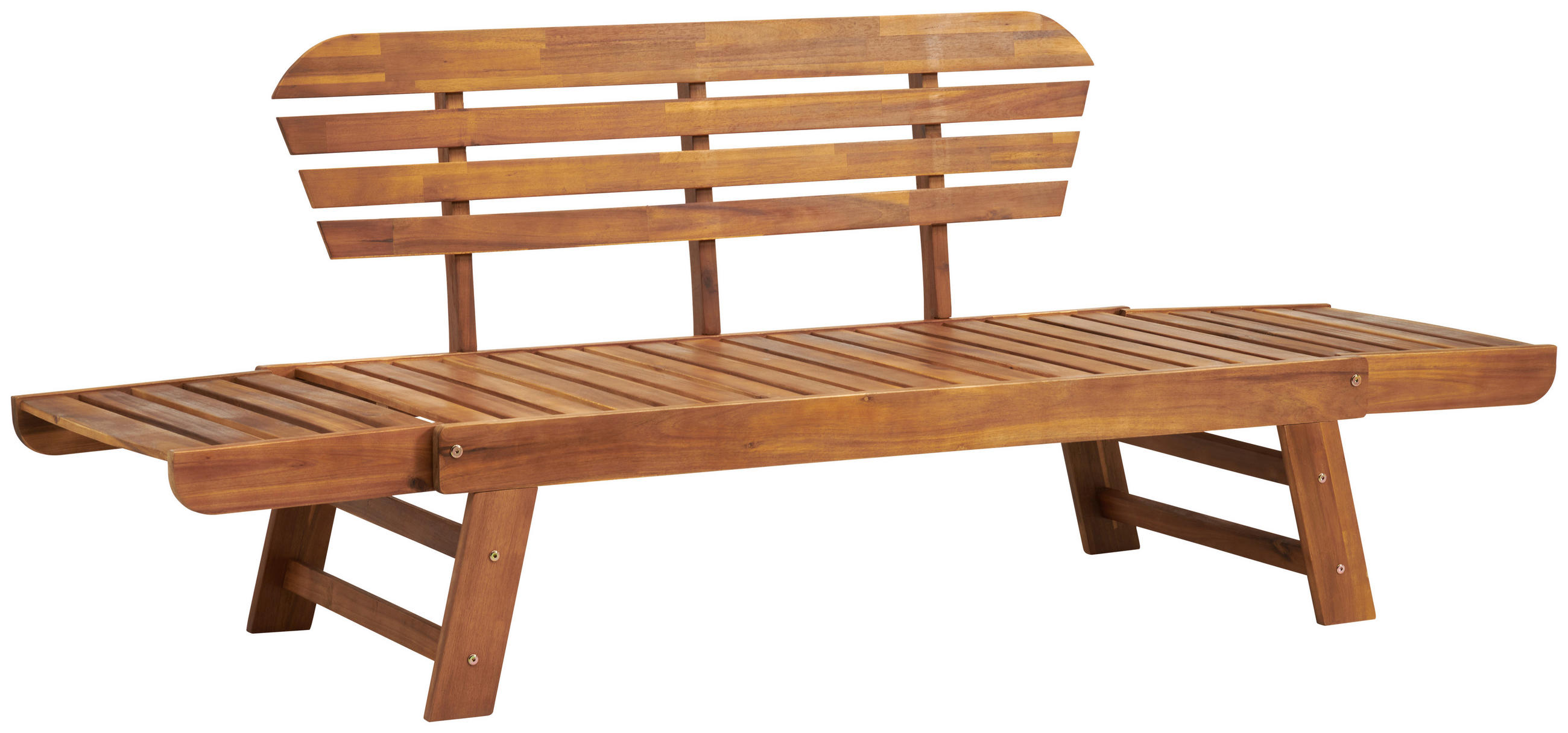 BANCĂ DE GRĂDINĂ - gri/culoare lemn acacia, Design, lemn/textil (75/190/67cm) - Ambia Garden