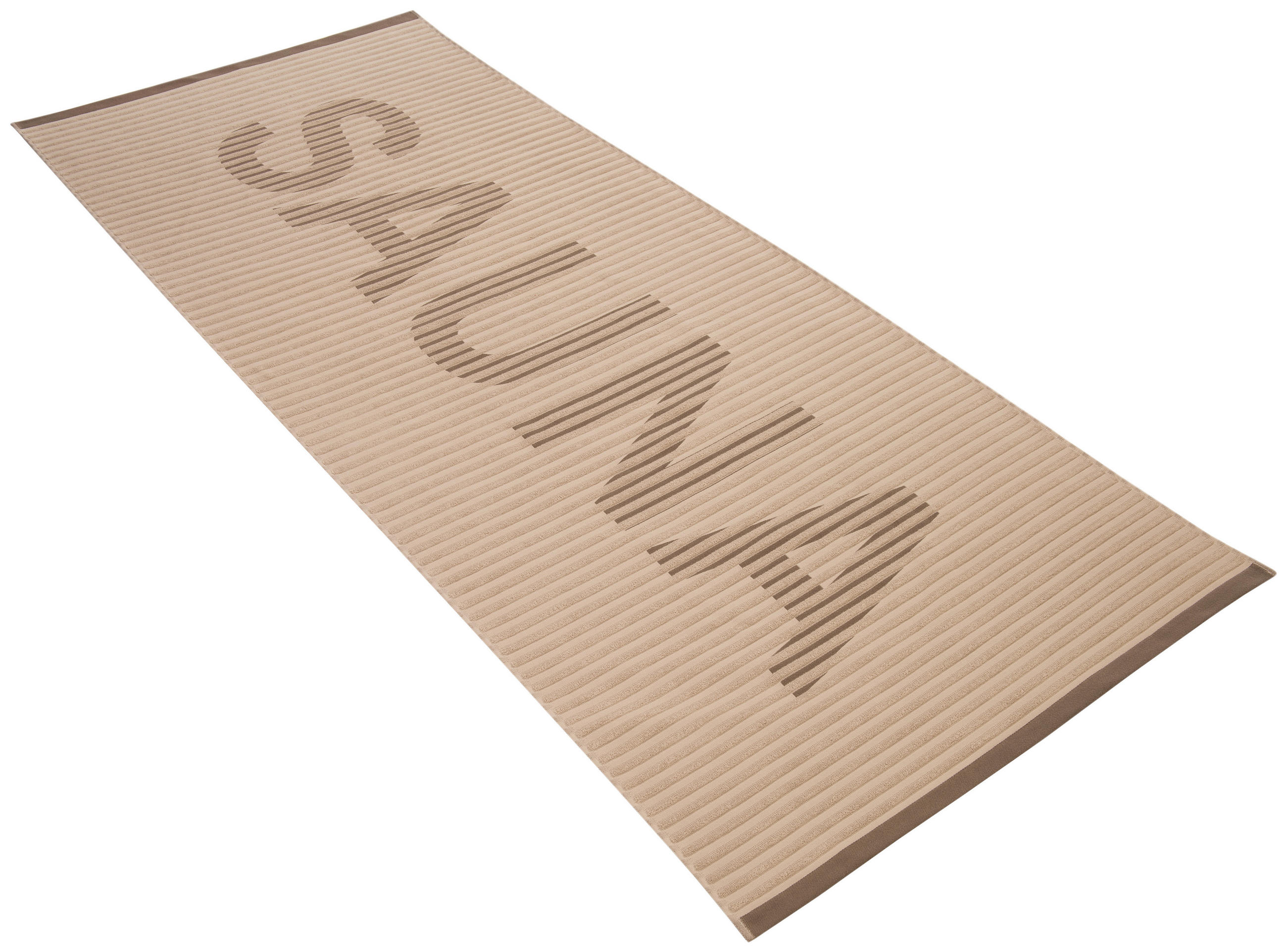 SAUNOVÁ OSUŠKA, 80/200 cm, šedá - šedá, Basics, textil (80/200cm) - Vossen