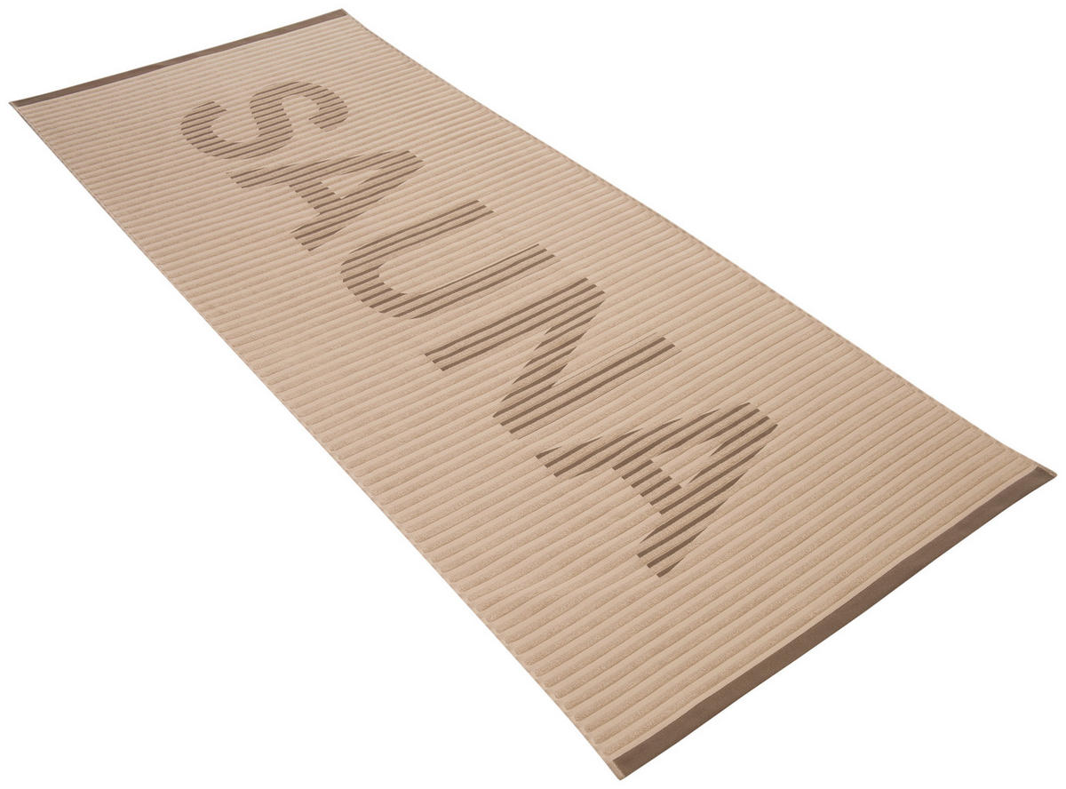 SAUNOVÁ OSUŠKA, 80/200 cm, sivá - sivá, Basics, textil (80/200cm) - Vossen