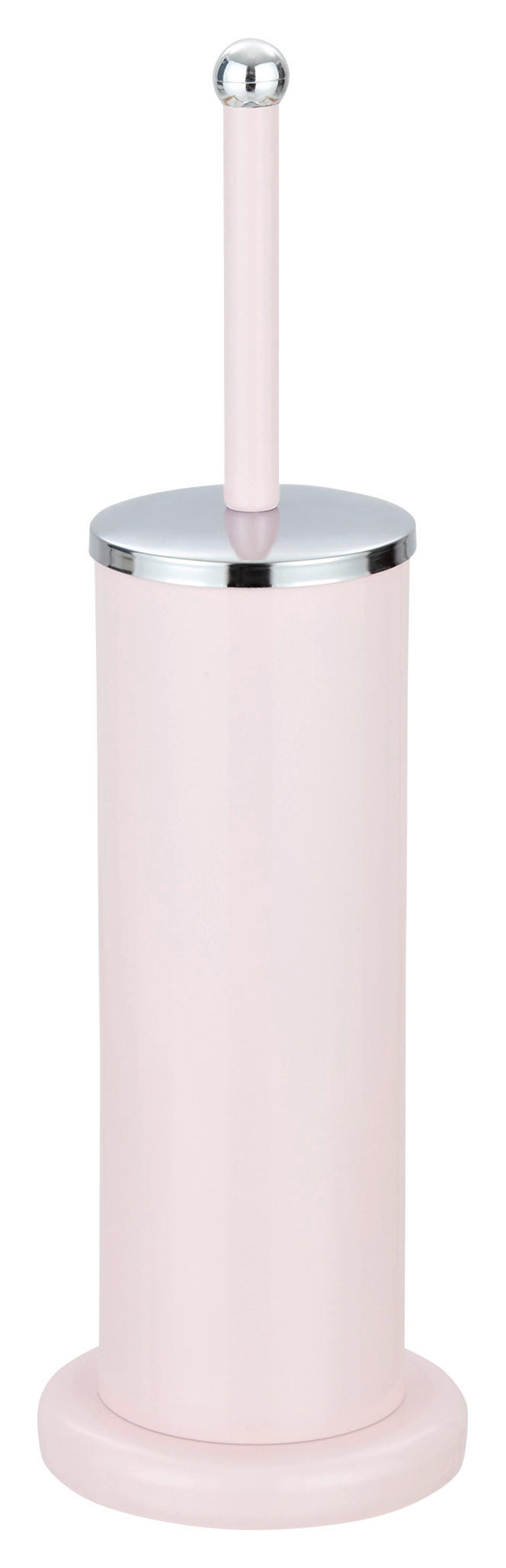 WC-BÜRSTENGARNITUR in Metall  Kunststoff   - Rosa, Basics, Kunststoff/Metall (12,5/41cm) - Sadena