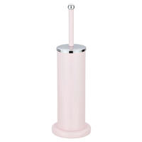 WC-BÜRSTENGARNITUR in Metall  Kunststoff   - Rosa, Basics, Kunststoff/Metall (12,5/41cm) - Sadena