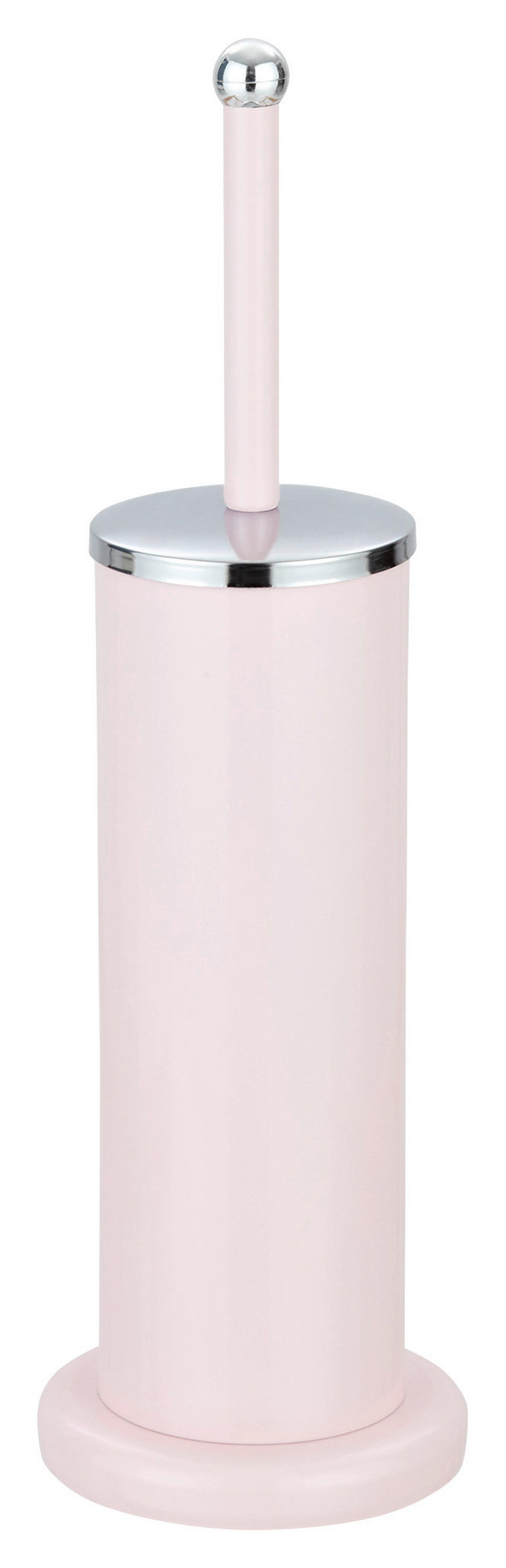 WC-BÜRSTENGARNITUR in Metall  Kunststoff   - Rosa, Basics, Kunststoff/Metall (12,5/41cm) - Sadena