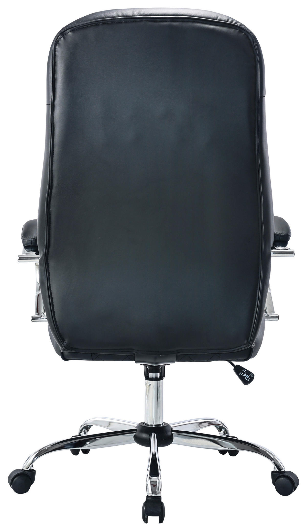 DIREKTORSKA STOLICA  crna   - boja hroma/crna, Konvencionalno, metal/tekstil (66/119-128/70cm) - Cantus