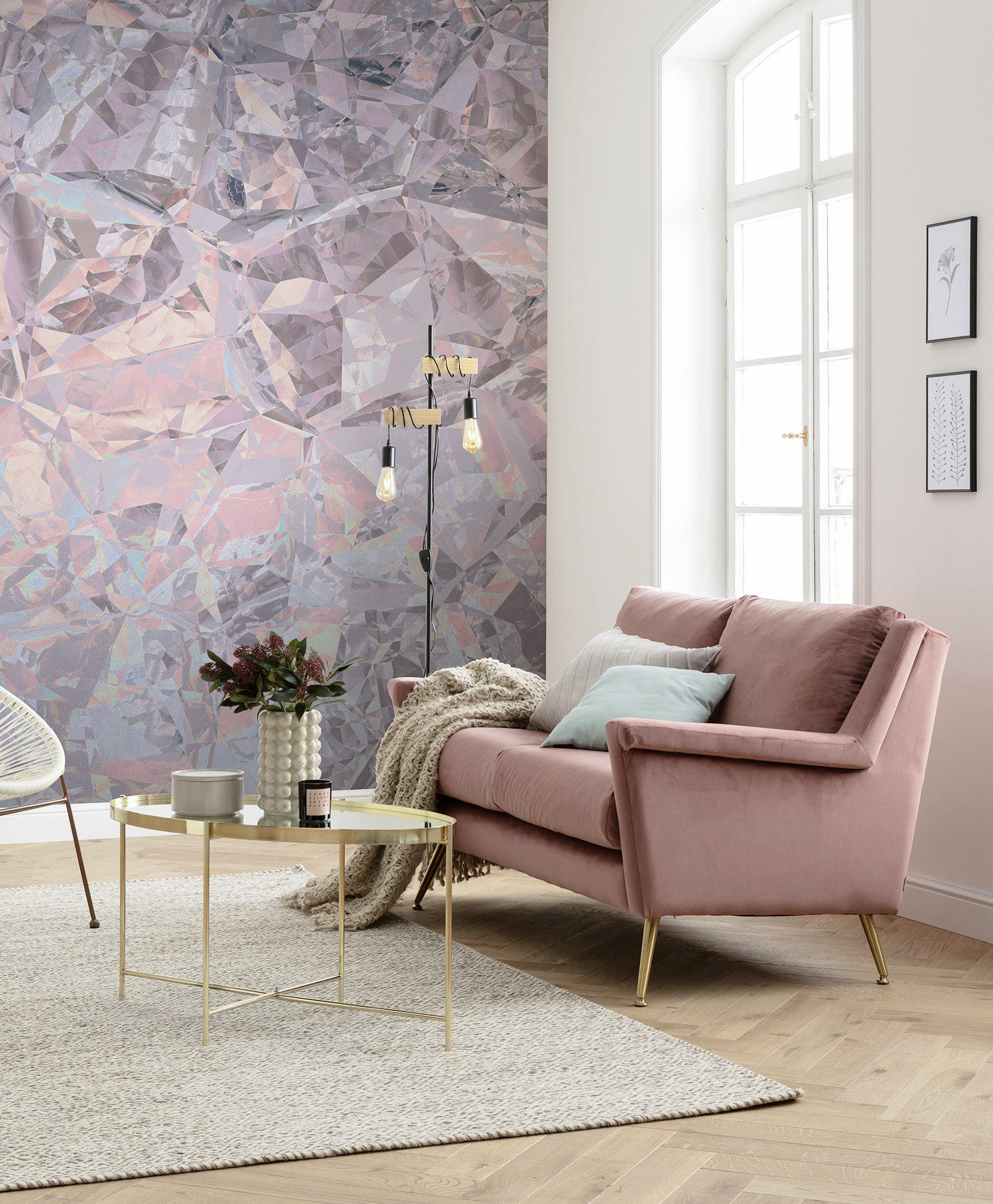 FOTOTAPETE - Lila/Rosa, Trend (200/280cm) - Xora