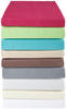 SPANNBETTTUCH Sissi  - Petrol, Basics, Textil (180/200cm) - Esposa