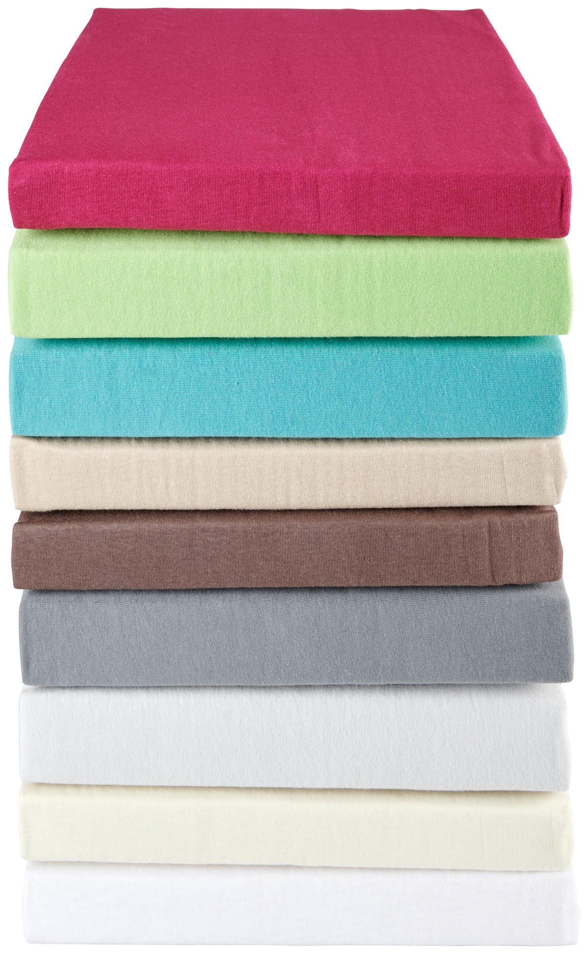SPANNBETTTUCH Sissi Jersey  - Silberfarben, Basics, Textil (100/200cm) - Esposa