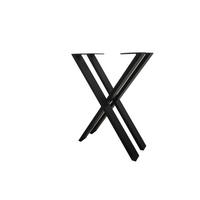 TISCHGESTELL - Schwarz, Natur, Metall (52/73/7,5cm) - Valdera