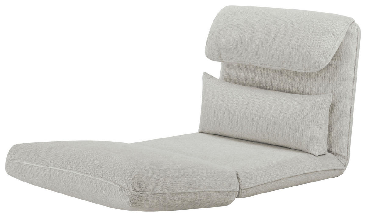 SCHLAFSESSEL in Cord Beige  - Beige, Design, Textil/Metall (78/72/85cm) - Livetastic