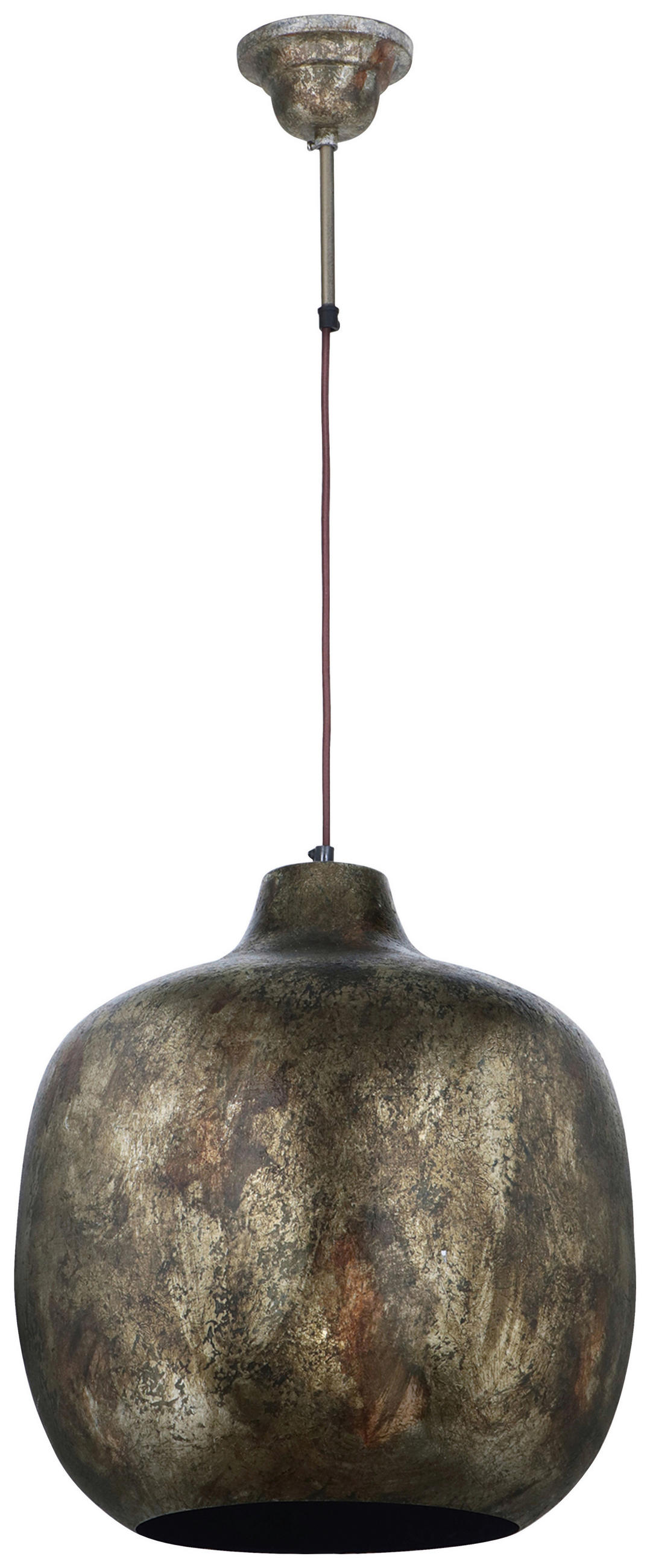 HÄNGELEUCHTE 40,5/40,5/43 cm   - Goldfarben, Basics, Metall (40,5/40,5/43cm) - Kayoom