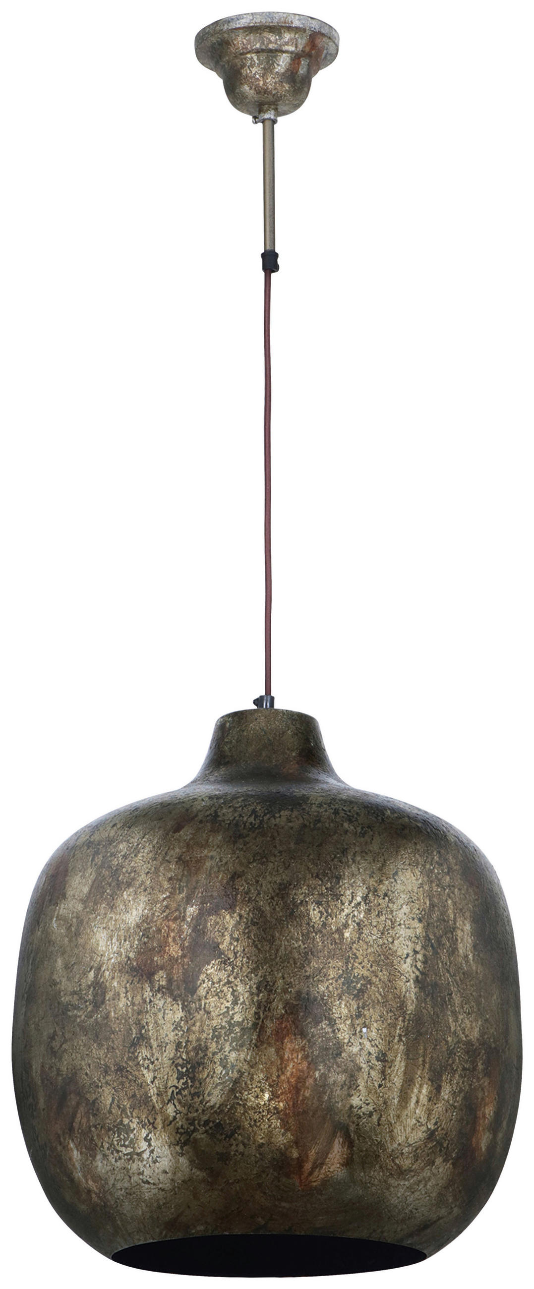 HÄNGELEUCHTE 40,5/40,5/43 cm  - Goldfarben, Basics, Metall (40,5/40,5/43cm) - Kayoom