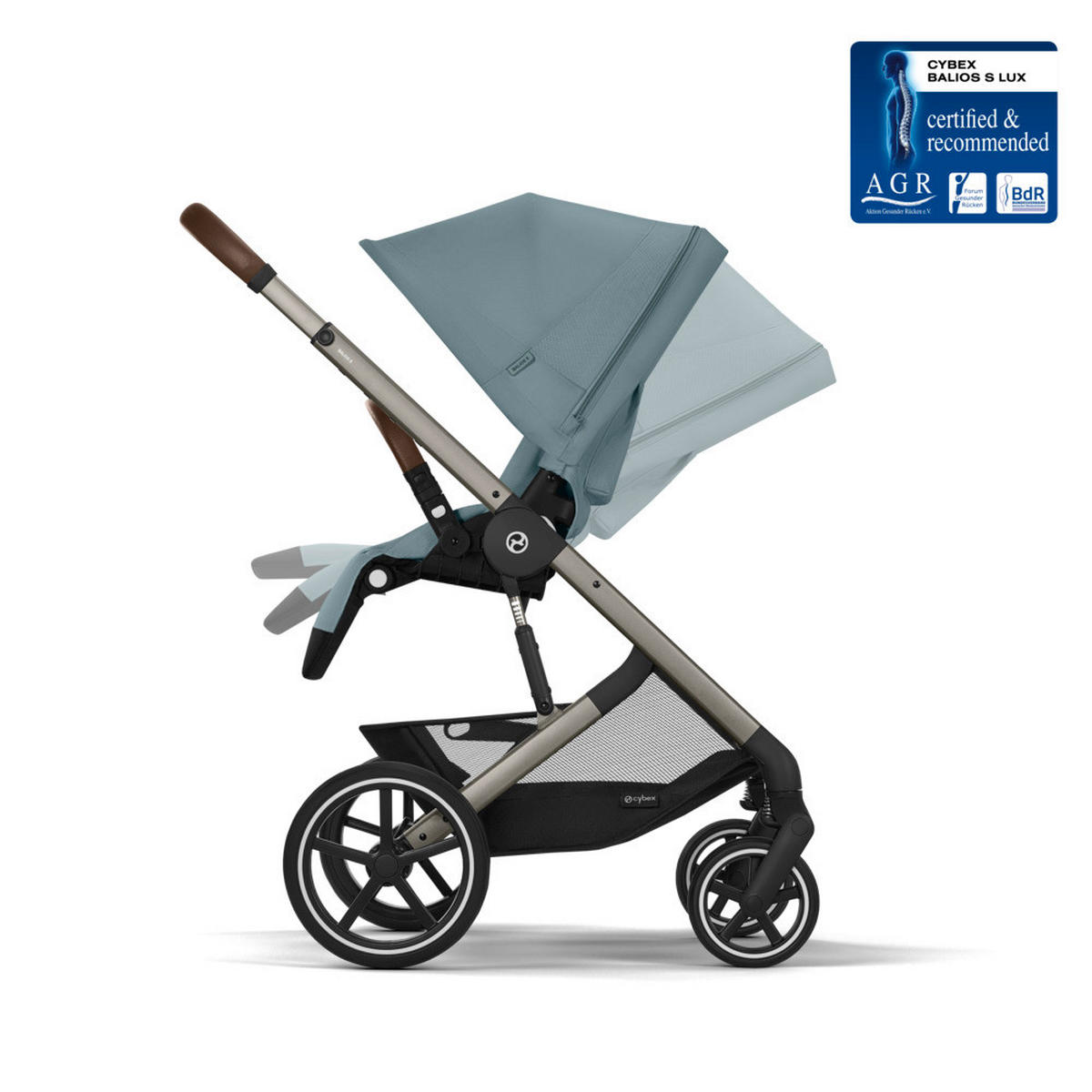 DJEČJA KOLICA  Balios S Lux  - pastelno plava/taupe, Basics, tekstil/metal (91/60/110cm) - Cybex