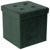 SITZBOX  - Grün, MODERN, Textil (38/38/38cm) - Carryhome